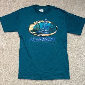 Jerzees Teal Florida Graphic Men's T-Shirt